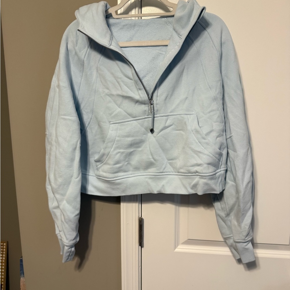 Lululemon Scuba Hoodie Light Blue